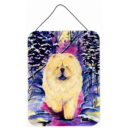 Carolines Treasures Chow Chow Aluminium Metal Wall Or Door Hanging Prints SS1005DS1216